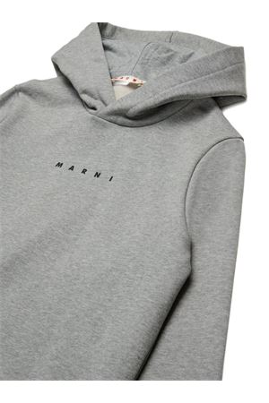 felpa in cotone grigio MARNI KIDS | M01576M00V00M923